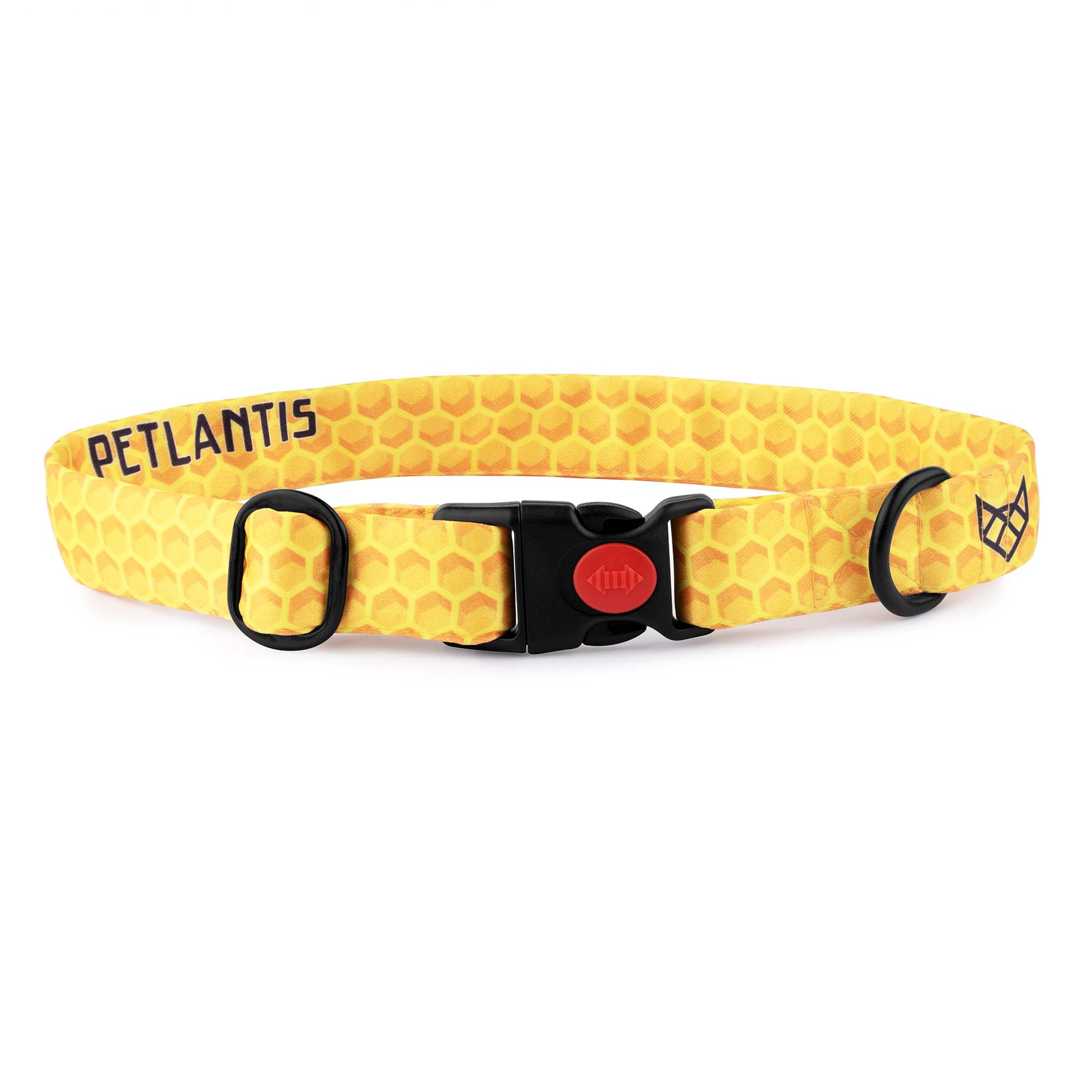 The Honey Hex Buckle Dog Collar With QuickLink